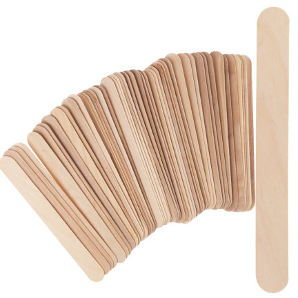 TG80299 PATYCZKI DREWNIANE KREATYWNE DO KLEJENIA PATYCZKI DO LODÓW DIY 50SZT./KPL