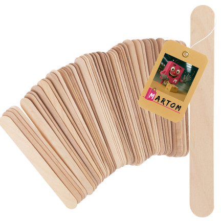 TG80299 PATYCZKI DREWNIANE KREATYWNE DO KLEJENIA PATYCZKI DO LODÓW DIY 50SZT./KPL