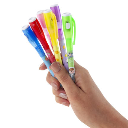 Znikający długopis, niewidzialny mazak, z latarką UV, 1szt.