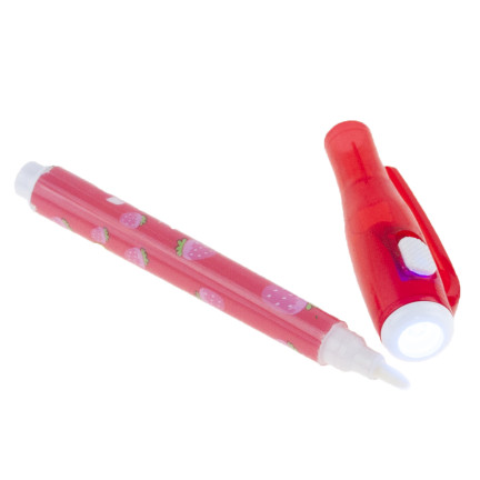 Znikający długopis, niewidzialny mazak, z latarką UV, 1szt.