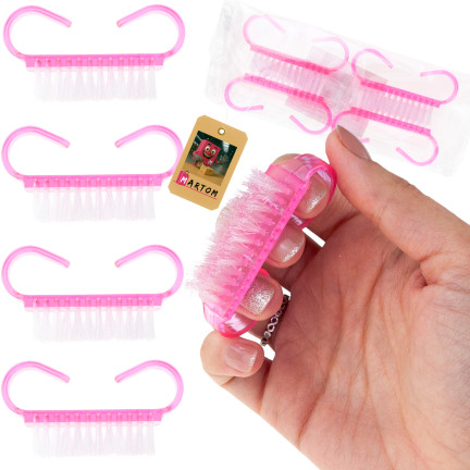 Szczoteczka do paznokci, manicure, pedicure, usuwania pyłu, zestaw 4szt.