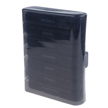 Pojemnik organizer na leki, pudełko na tabletki, 7dni, tydzień, 3 pory, etui tygodniowe