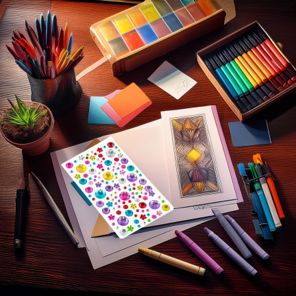 Kryształki samoprzylepne, naklejki diamenciki, mix wzorów, mix kolorów, zestaw 120szt.