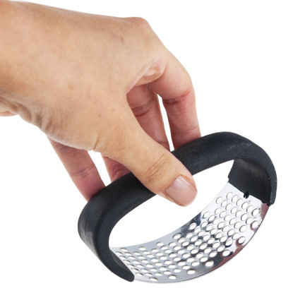 Praska do czosnku, wyciskarka, rozdrabniacz, stalowy, klasyczny