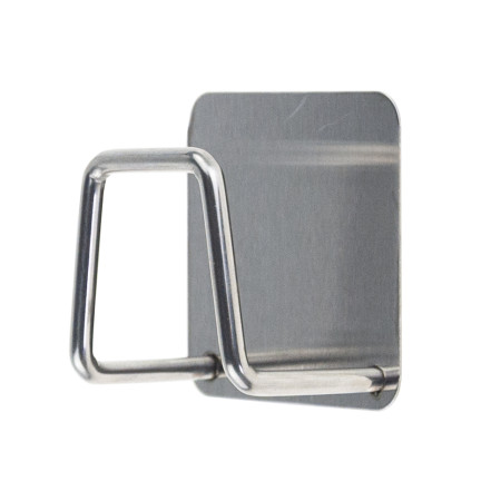 Organizer na gąbkę kuchenną, uchwyt ścienny do zlewu, wieszak, srebrny, z taśmą klejącą