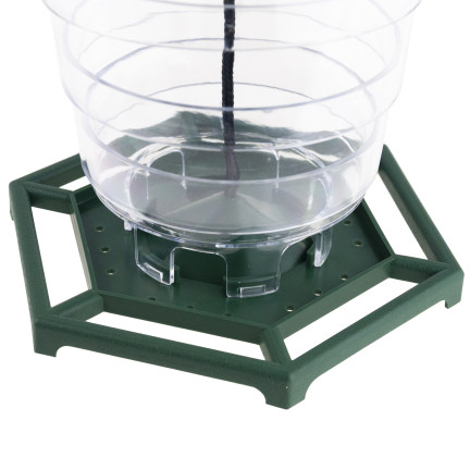 TG80444 KARMNIK DLA PTAKÓW NA KARMĘ ZIARNA PASZĘ NA OKNO PRZEZROCZYSTY Z DASZKIEM POIDEŁKO
