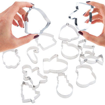 TG81335 FOREMKI WYKROJNIKI DO CIASTEK PIERNICZKÓW RENIFER 12SZT/KPL