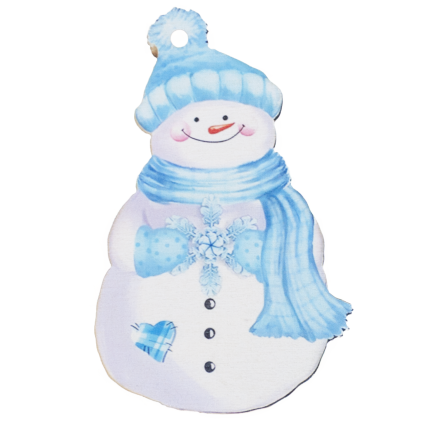 TG81338 BAŁWANKI ZAWIESZKI DREWNIANE BOMBKI OZDOBY ŚWIĄTECZNE na CHOINKĘ