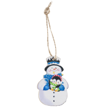 TG81338 BAŁWANKI ZAWIESZKI DREWNIANE BOMBKI OZDOBY ŚWIĄTECZNE na CHOINKĘ