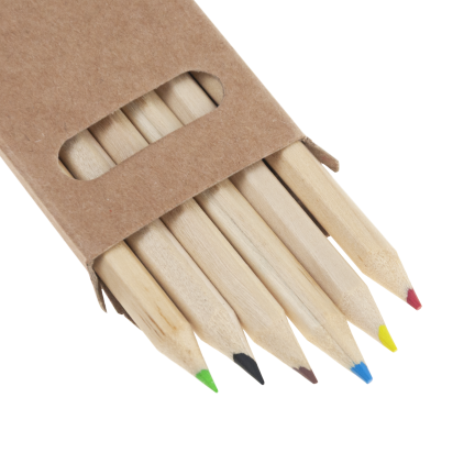 TG81341 KREDKI OŁÓWKOWE 6SZT GADŻETY REKLAMOWE NADRUK GRATIS