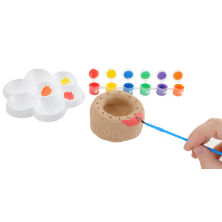 TG71197 KOŁO GARNCARSKIE Z GLINĄ FARBAMI ZESTAW KREATYWNY ARTYSTYCZNY DIY CERAMIKA