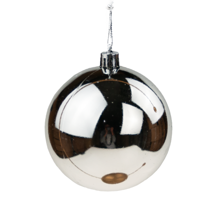 TG53080-1 BOMBKI CHOINKOWE srebrne ZESTAW XXL 100szt WZORY bombka BOMBEK 6/4/3cm