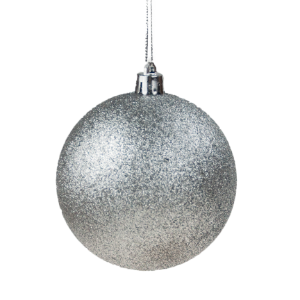 TG53080-1 BOMBKI CHOINKOWE srebrne ZESTAW XXL 100szt WZORY bombka BOMBEK 6/4/3cm