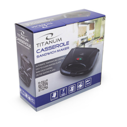 ES13 TOSTER OPIEKACZ SANDWICH 700W DO KANAPEK TOASTER CASSEROLE ESPERANZA