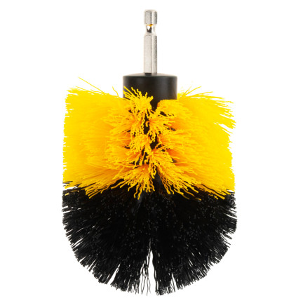 TM-00410 SZCZOTKI CZYSZCZĄCE SPRZĄTAJĄCE NA WIERTARKĘ WKRĘTARKĘ 4szt ZESTAW