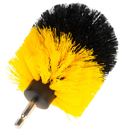 TM-00410 SZCZOTKI CZYSZCZĄCE SPRZĄTAJĄCE NA WIERTARKĘ WKRĘTARKĘ 4szt ZESTAW