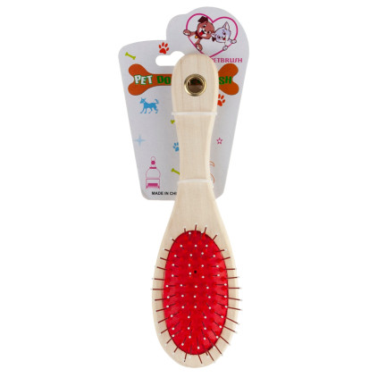 TM-00428 SZCZOTKA DWUSTRONNA DO CZESANIA WYCZESYWANIA SIERŚCI PSA KOTA
