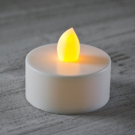 TG59649 ŚWIECZKA ŚWIECA LAMPKA LED WKŁAD DO ZNICZA TEALIGHT ŻÓŁTY PŁOMIEŃ ZNICZ