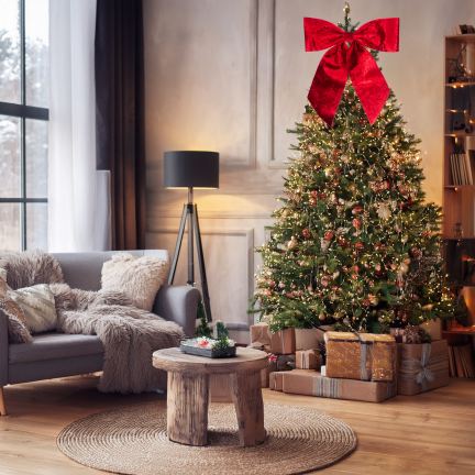 TG79008 WIELKA  KOKARDA KOKARDKA CZERWONA WELUROWA DRZWI PREZENT