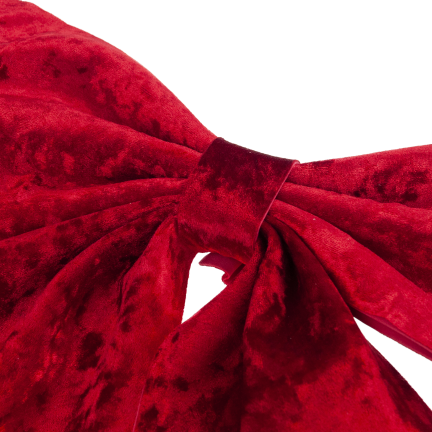 TG79008 WIELKA  KOKARDA KOKARDKA CZERWONA WELUROWA DRZWI PREZENT