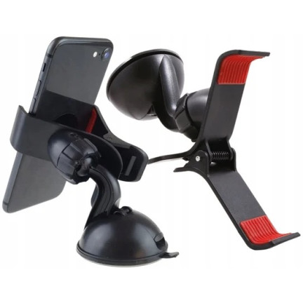 AP66 UCHWYT SAMOCHODOWY NA TELEFON NA KOKPIT Z KLIPSEM NA SZYBĘ Z PRZYSSAWKĄ