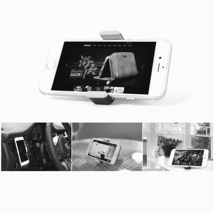 EMH117KG UCHWYT SAMOCHODOWY DO TELEFONÓW VAMP CZARNO-ZIELONY