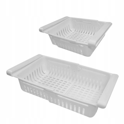 TG70287 DODATKOWA SZUFLADA POJEMNIK NA ŻYWNOŚĆ PÓŁKA ORGANIZER DO LODÓWKI WYSUWANY