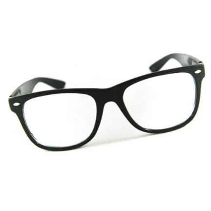 UR7 OKULARY WAYFARER NERD ZERÓWKI