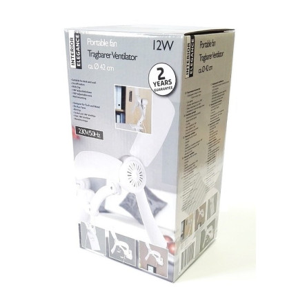 DO3 WENTYLATOR ANGIELSKI śmigło 45 cm z klipsem