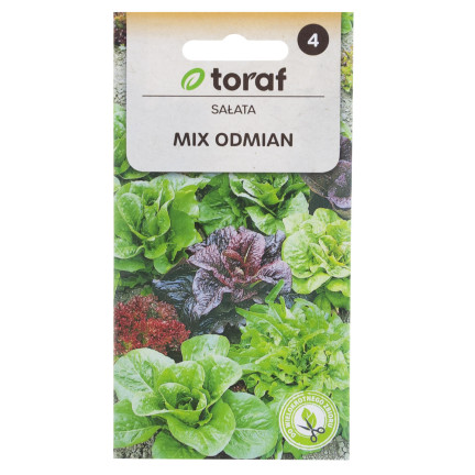 W6595 SAŁATA MIX ODMIAN NASIONA SAŁAT MIESZANKA KRUCHA MASŁOWA 1G