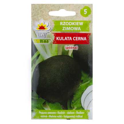 W7288 RZODKIEW CZARNA KULATA CERNA 5G NASIONA RZODKWI
