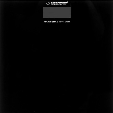 ES159C WAGA ŁAZIENKOWA  CIENKA AEROBIC CZARNA