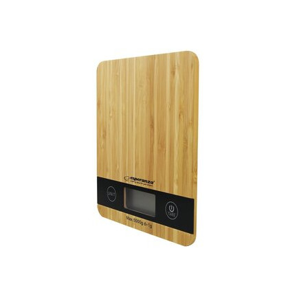ES39 BAMBO CYFROWA WAGA KUCHENNA DO 5kg DREWNIANA
