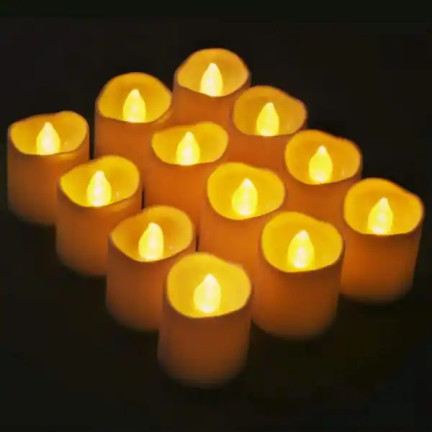 TG29567 ŚWIECZKA LED LAMPKA ZNICZ WKŁAD DO ZNICZA ŚWIECZNIKA TEALIGHT + baterie