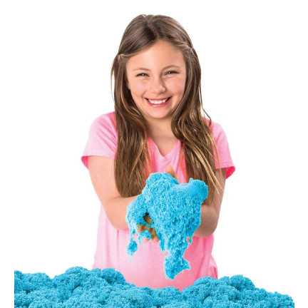 TG60132-1 PIASEK KINETYCZNY MAGICZNY 1KG PIASKOLINA KOLORY NIEBIESKI