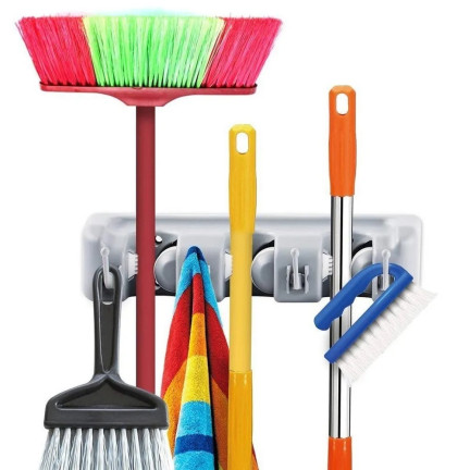 TG56572 WIESZAK NA NARZĘDZIA organzier MOP MIOTŁY GRABIE UCHWYT z wieszakami