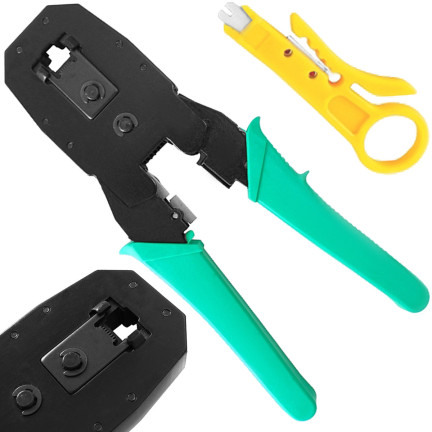 TV37 ZACISKARKA RJ-45 RJ45 RJ12 RJ11 RJ9 +SCIAGACZ