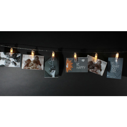 ZD73 LAMPKI LED KLAMERKI DEKORACYJNE ŚWIATEŁKA ZDJĘCIA