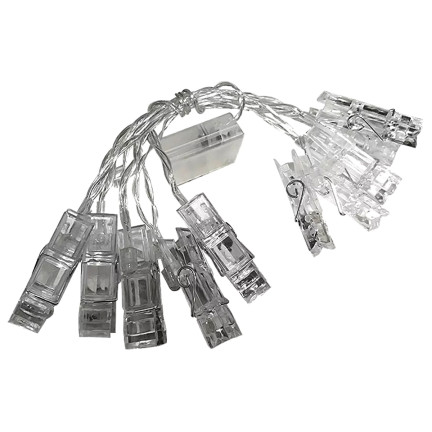 ZD73 LAMPKI LED KLAMERKI DEKORACYJNE ŚWIATEŁKA ZDJĘCIA