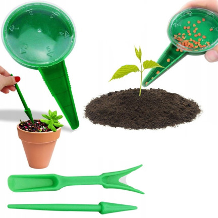 EVA2741 ZESTAW DO PIKOWANIA SADZENIA SIEWNIK DO nasion ROŚLIN WIDEŁKI SADZAK