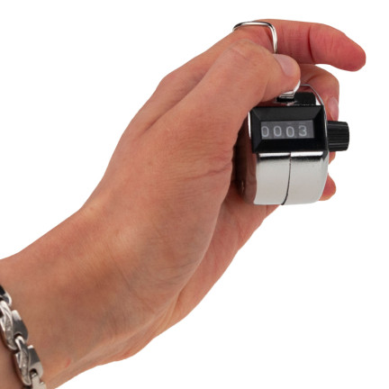 ZW22 KLIKACZ KLIKER RĘCZNY LICZNIK MECHANICZNY PEDOMETR ANALOGOWY DO LICZENIA