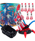 TG77431 RAKIETA ZABAWKOWA WYRZUTNIA RAKIET PIANKOWYCH Z POMPKĄ DLA DZIECI