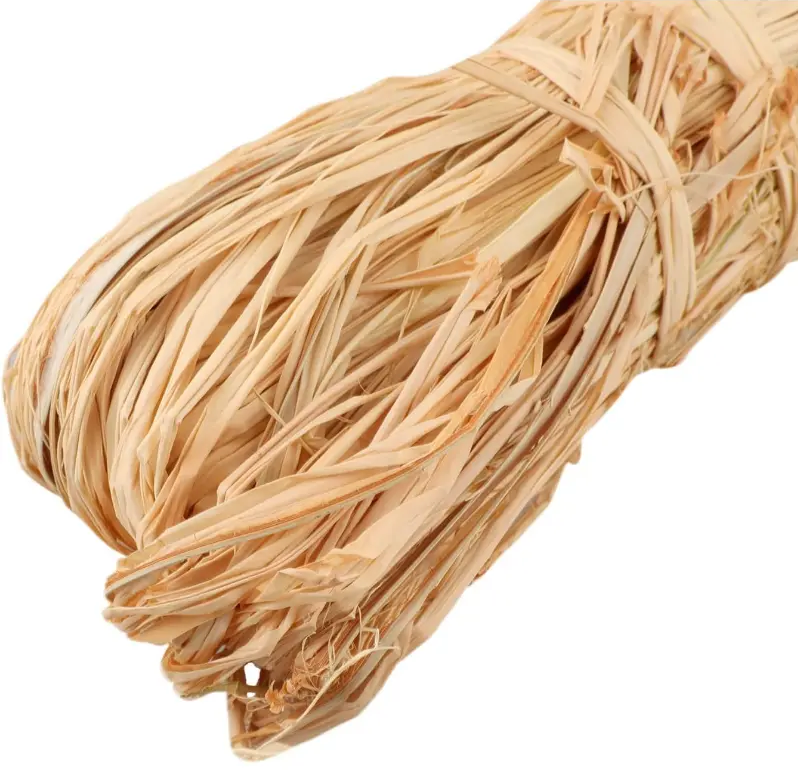 TG71126 RAFFIA SIANKO WŁÓKNO ROŚLINNE DEKORACYJNA NATURALNA BEŻOWA 15G zdjęcie 1