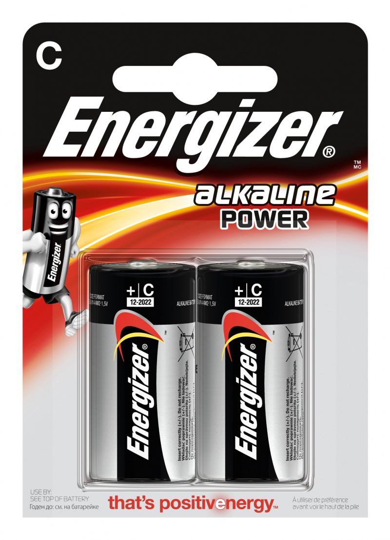 EN3 2x Bateria ENERGIZER Alkaline Power LR14 C R14 1,5V zdjęcie 1