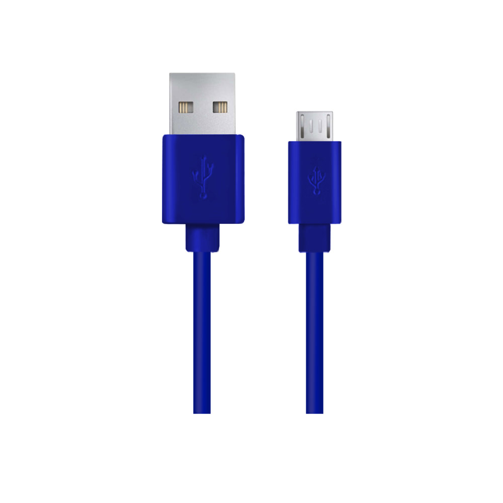 ES364 NIEBIESKI KABEL przewód MICRO USB 2.0 A-B EB177B zdjęcie 1