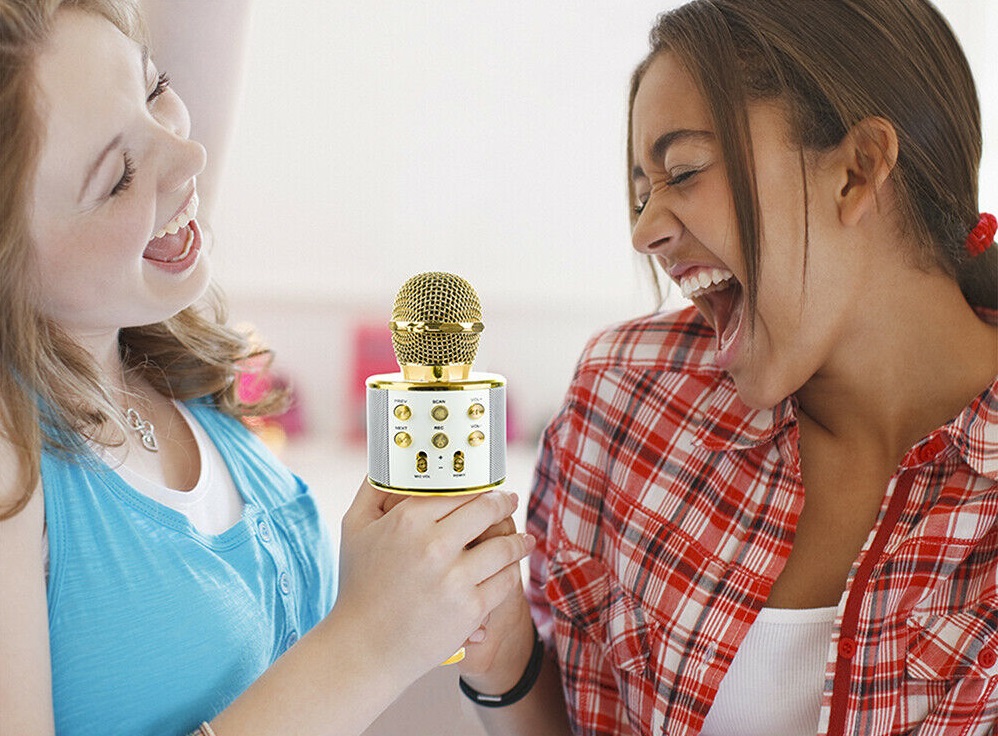 TG67276 MIKROFON BEZPRZEWODOWY KARAOKE DO ŚPIEWANIA BLUETOOTH GŁOŚNIK