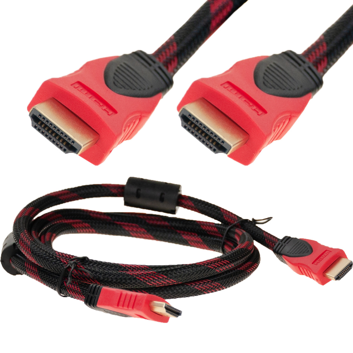 TG66915 KABEL PRZEWÓD HDMI - HDMI 3m 3D 4K FULL HD OPLOT zdjęcie 1