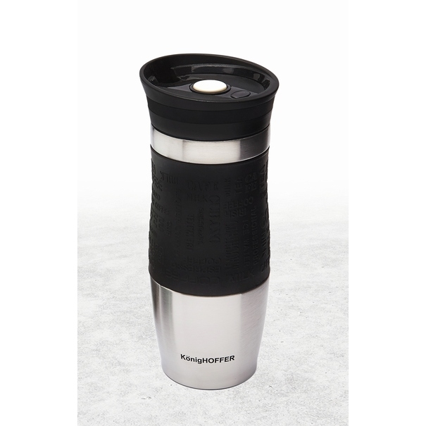 TD18 KUBEK TERMICZNY KonigHOFFER 400ML czarny termos