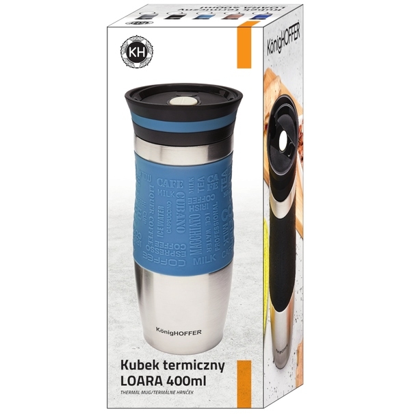 TD18 KUBEK TERMICZNY KonigHOFFER 400ML czarny termos