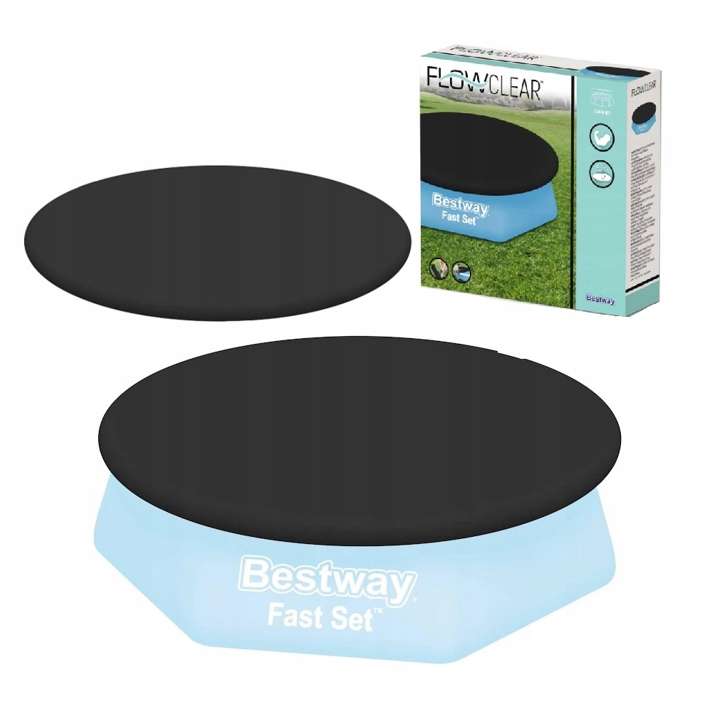 58032 POKRYWA PLANDEKA NA BASEN MATA 244CM BESTWAY 58032 PRZYKRYCIE